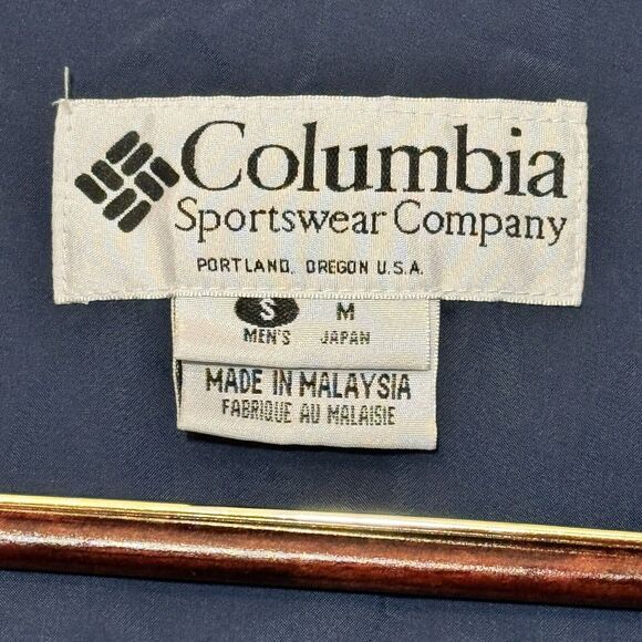 Columbia Ski Snow Winter Jacket Men's Size Small Shell Only Pockets Colorblock - Picture 5 of 5